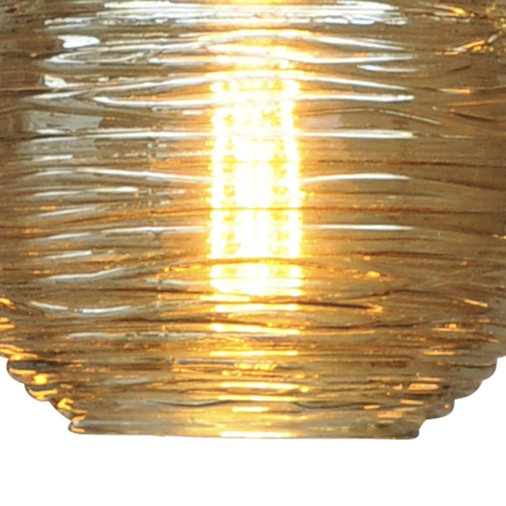 Zwarte wandlamp Quinto met gestreept glas Masterlight 8718121247687