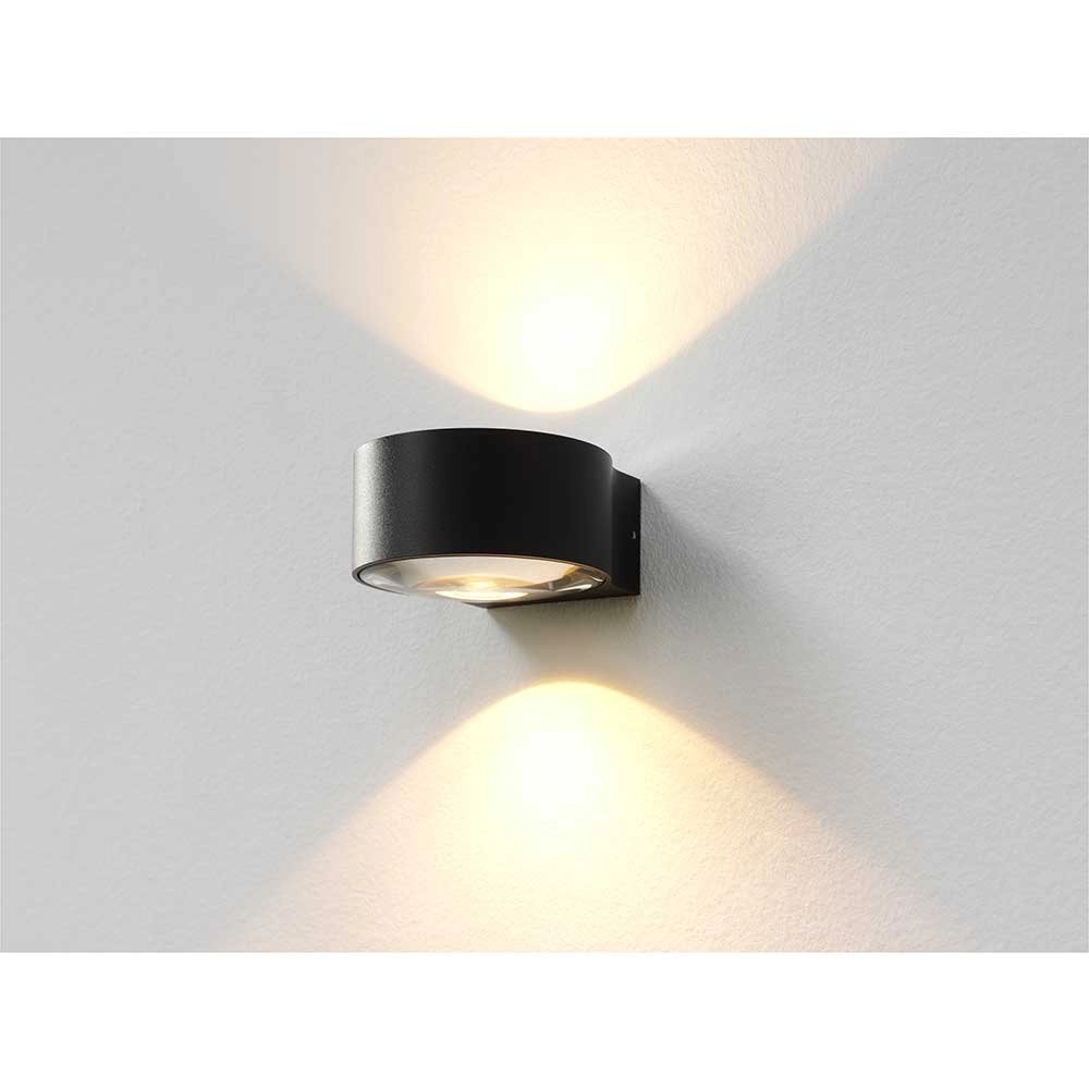 Buitenlamp up/down Hudson 11cm - zwart Buitenlamp up/down Hudson 11cm - zwart