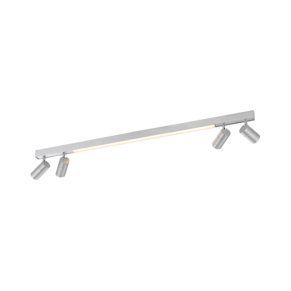Strakke plafondlamp Pure Lines Spot aluminium Strakke plafondlamp Pure Lines Spot aluminium