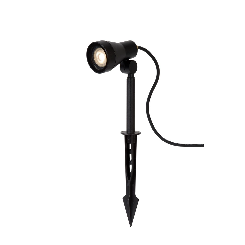 Prikspot Spike zwart Lucide 5411212271471