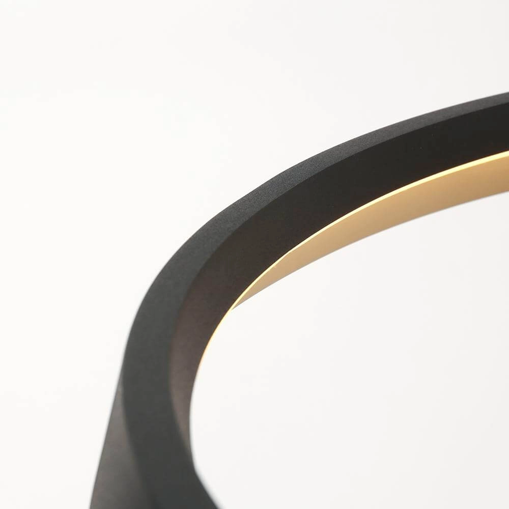 Strakke hanglamp Ringlux zwart Ø 60cm Steinhauer 8712746171976