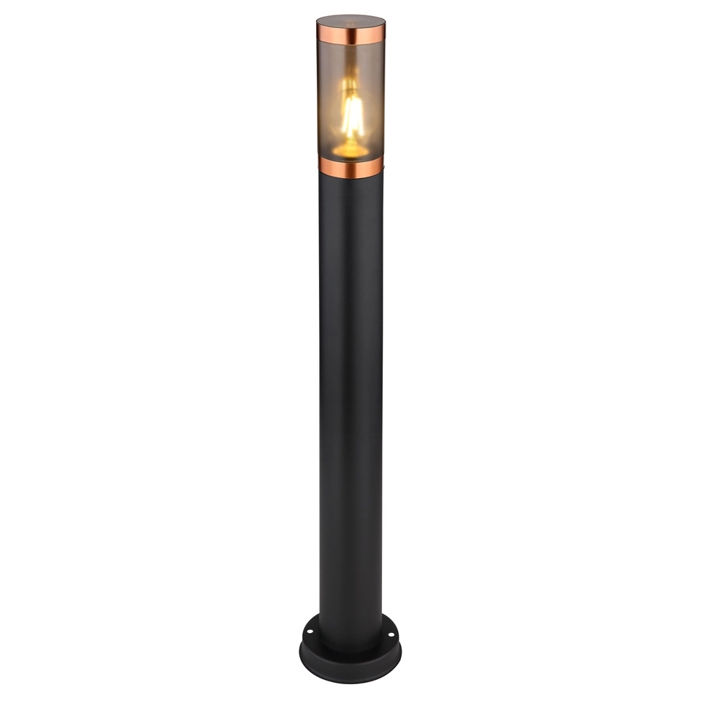 Padverlichting Boston zwart met smoke