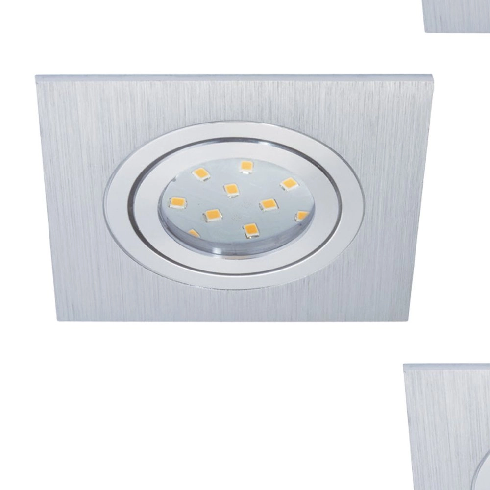 Inbouwspot Areitio Square set van 3 metaalgrijs Eglo 9002759986377