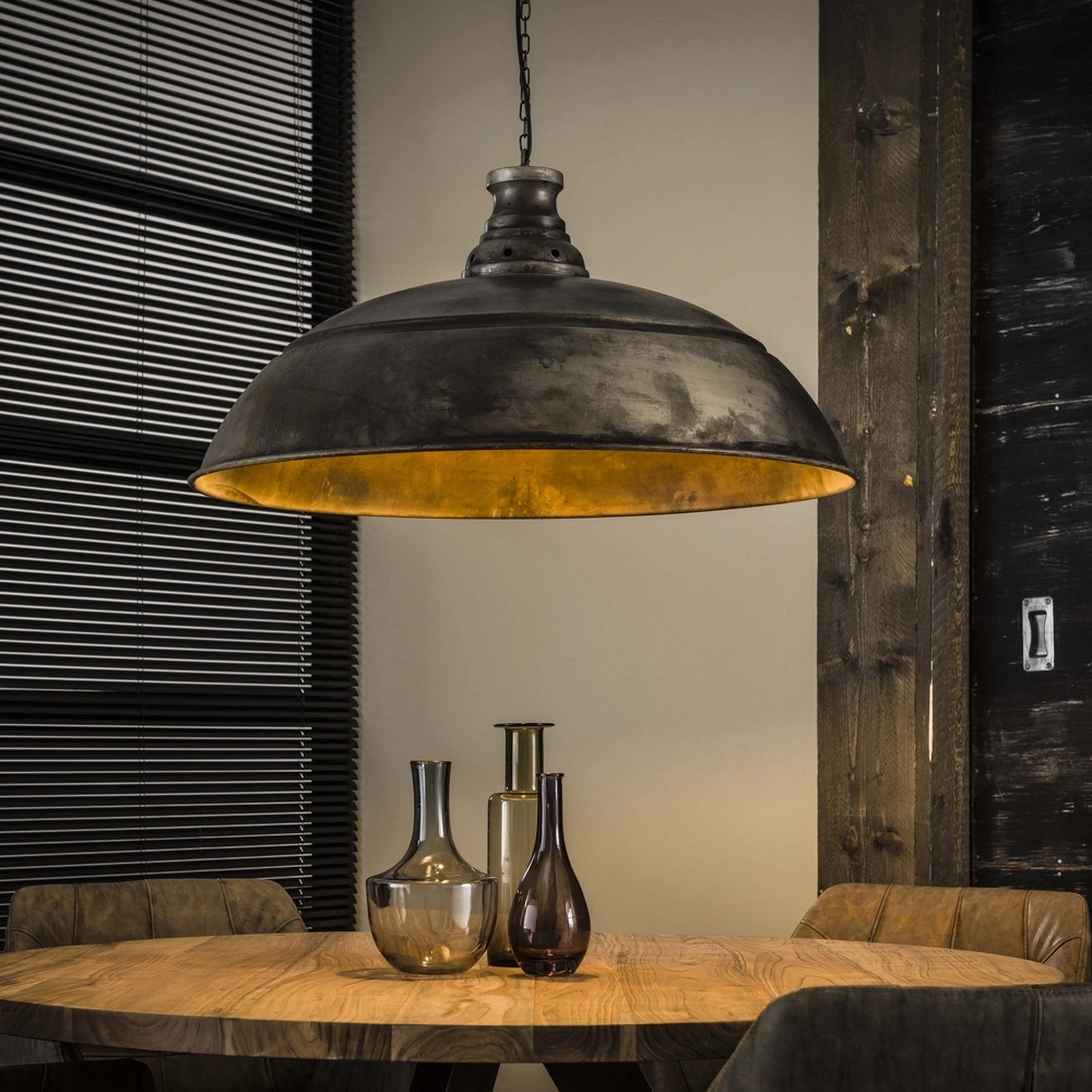 Industriële hanglamp Industry Ø 80cm - oud zilver