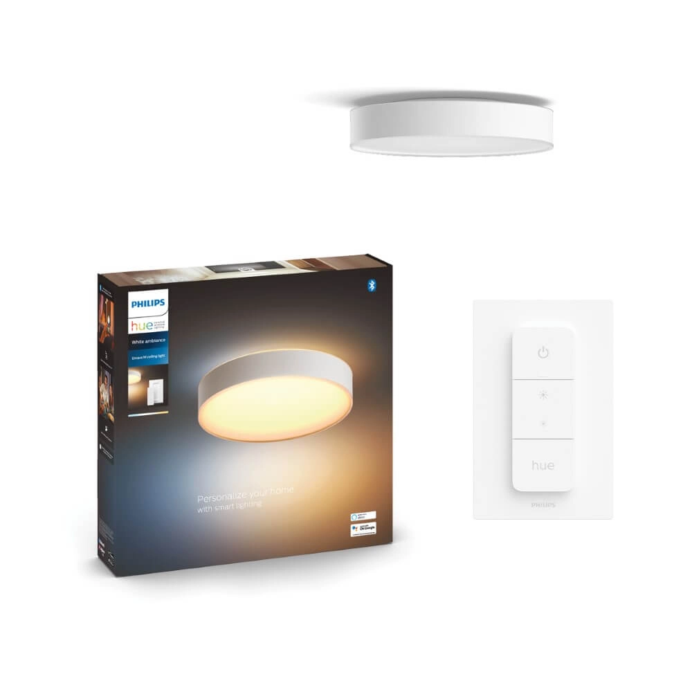 Plafondlamp Hue Enrave XL - White Ambiance Ø 55,1cm wit Philips 8718696176474
