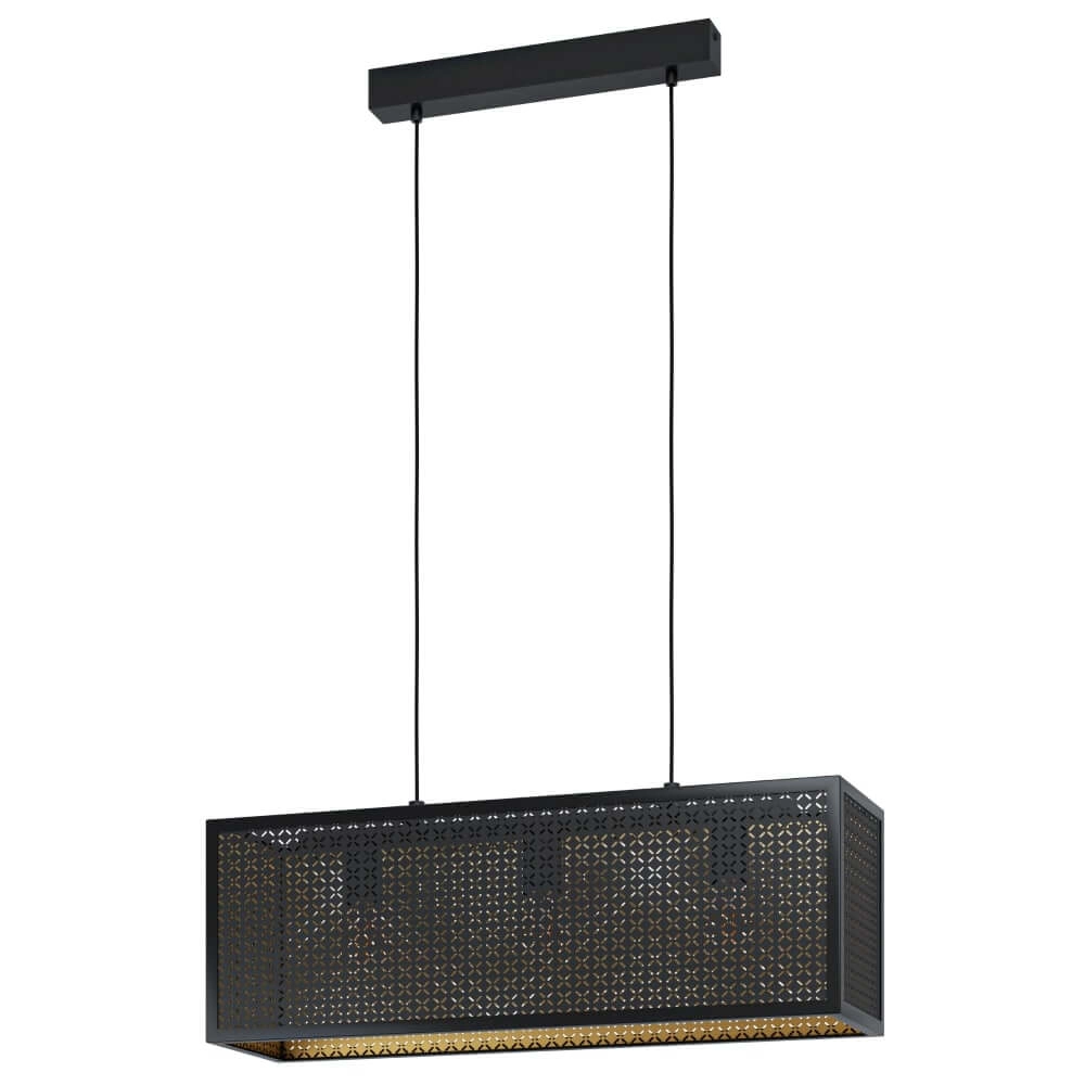 Zwarte hanglamp Sallicano
