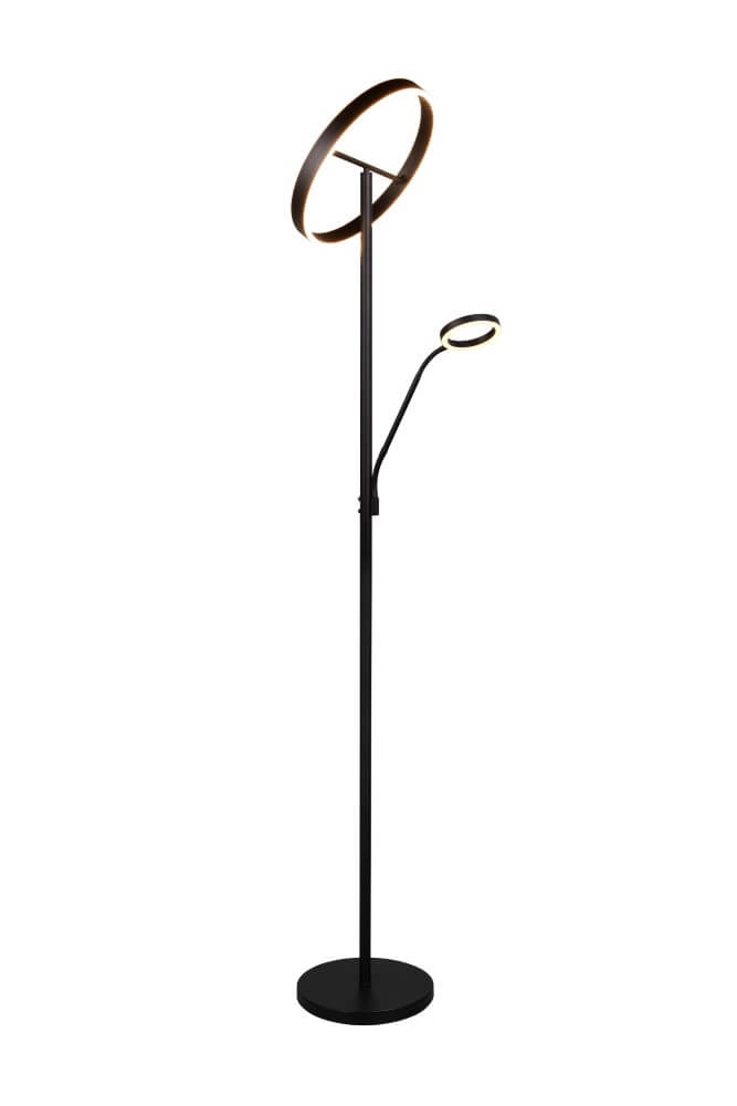 Design leeslamp Willis Zwart - 180cm Trio 4017807618112