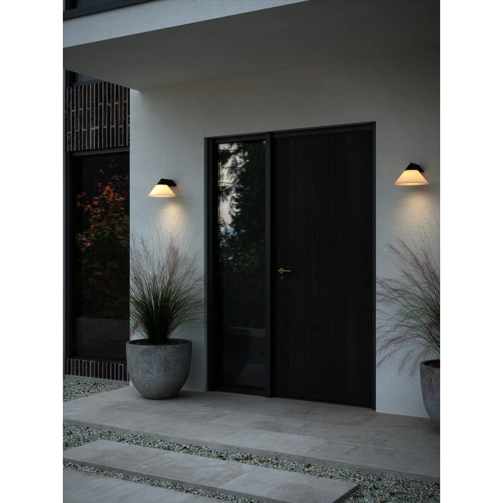 Design muurlamp Linas zwart met wit Nordlux 5704924017674
