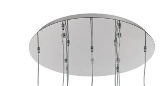 10-lichts hanglamp Siracusa chroom Stars of Light 9002759395063