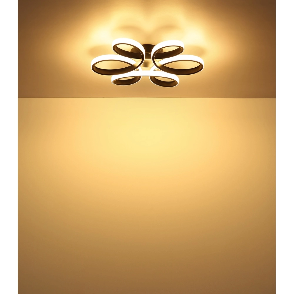 Design plafondlamp Orbita zwart Globo 9007371593309