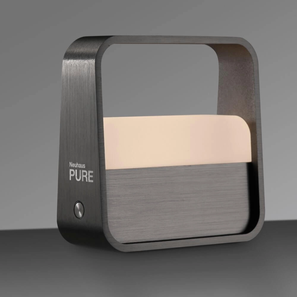 Design tafellamp Pure Go grijs Paul Neuhaus 4012248382783