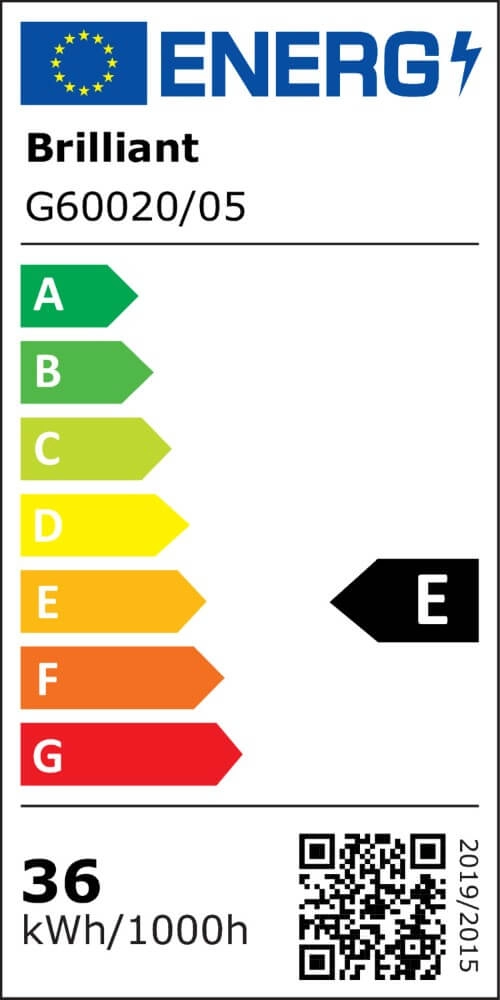 Witte ventilator Salerno met RGB functie Brilliant 4004353433238