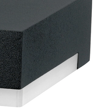 Gevel Led verlichting Trion down 20cm zwart Albert 4007235603330