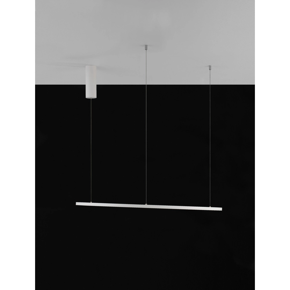 Ronde hanglamp Tarquin wit Ø 80cm Lyora 5212017438294