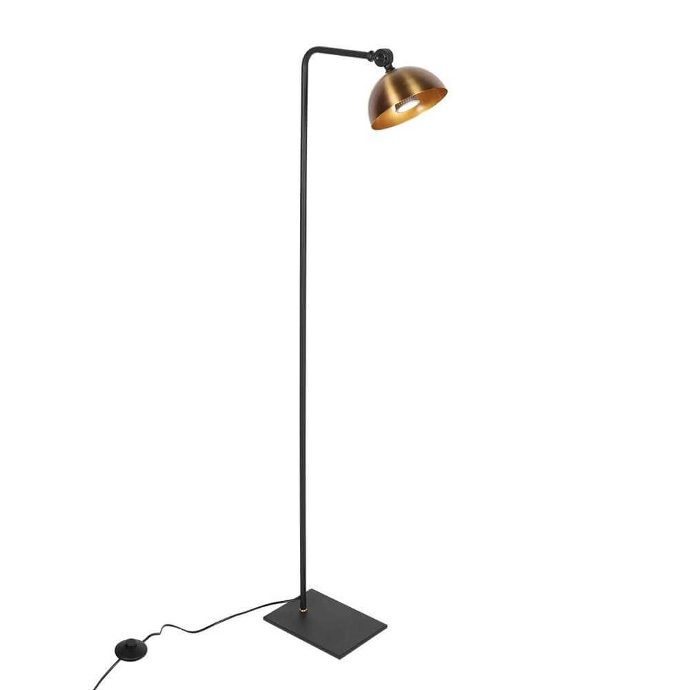 Vloerlamp Pintino zwart met brons Steinhauer 8712746176490