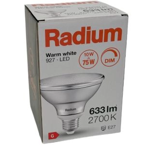 Led Par30 E27 10W - 2700K - 633lm - dimbaar Lyora 4008597200434