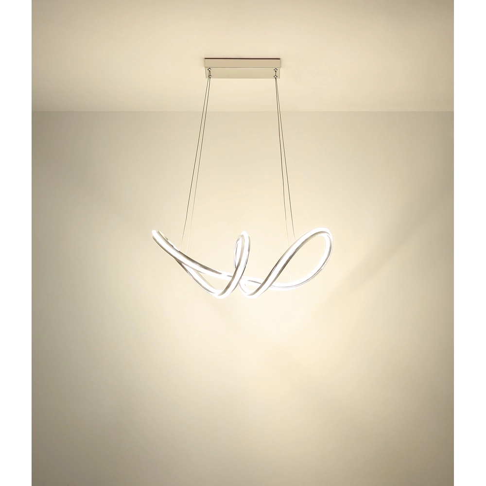 Moderne hanglamp Evangeline chroom Globo 9007371583201