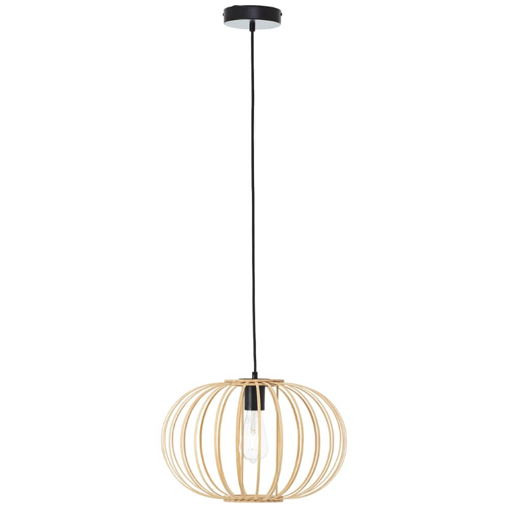 Houten hanglamp Enca Ø 40cm