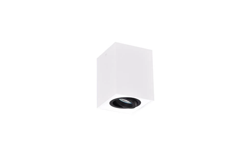 Plafondlamp Biscuit vierkant wit Trio 4017807558913