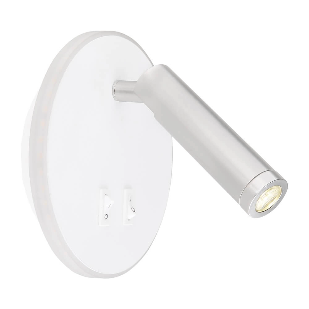 Strakke wandlamp Many wit Globo 9007371416615