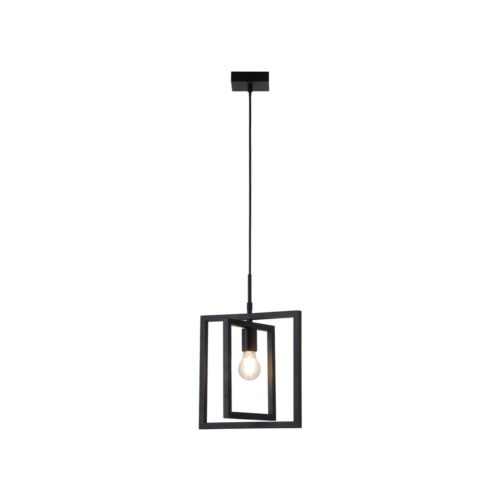 Zwarte hanglamp Plaza enkel Zwarte hanglamp Plaza enkel