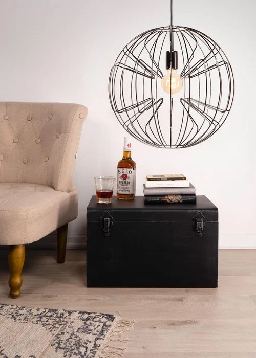 Hanglamp Okinzuri 1 zwart Eglo 9002759322526