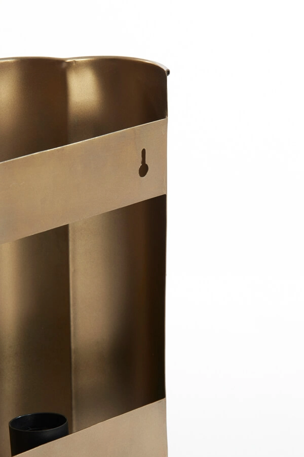 Bronzen wandlamp Fringe 21 x 30,5cm Light & Living 8717807705152