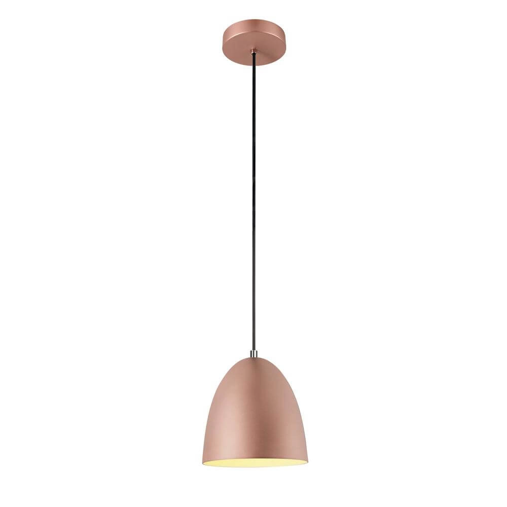 Strakke hanglamp New Para Cone 20 koper Ø 20cm
