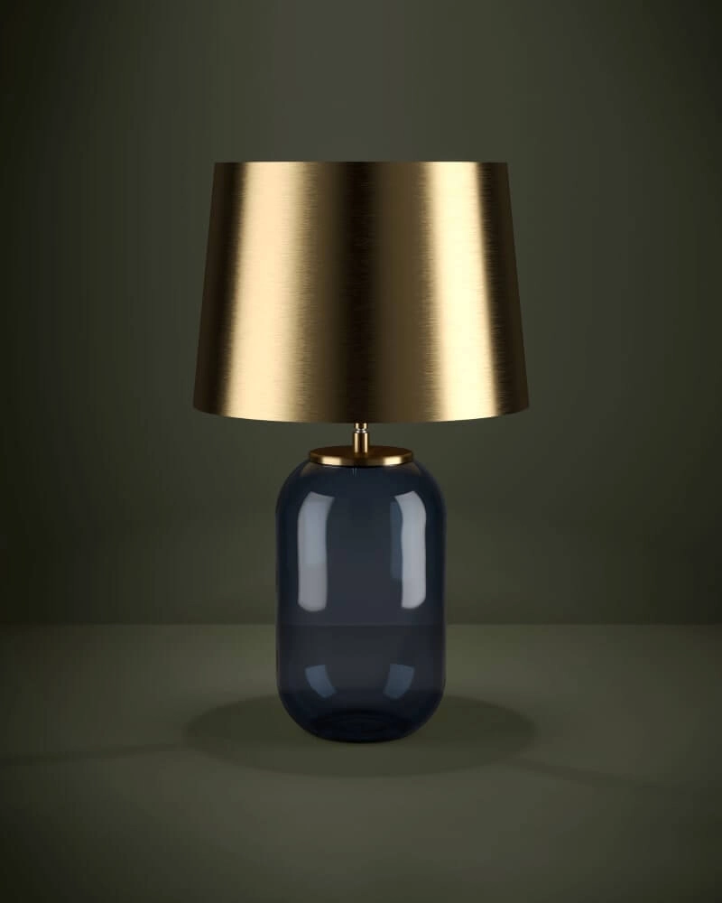 Chique schemerlamp Cuite met gouden kap Stars of Light 9008606221257