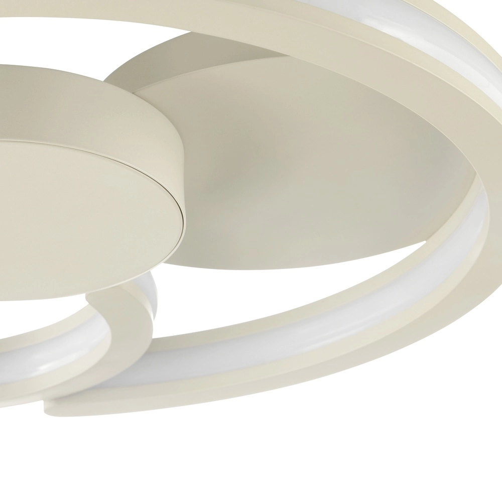 Plafondlamp beige Revola design Ø 40cm Brilliant 4004353477492