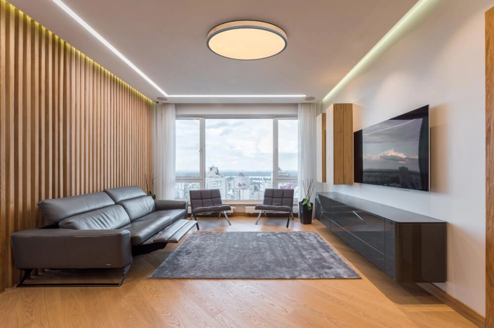 Dimbare led plafondlamp Doro Ø 60cm Globo 9007371436569