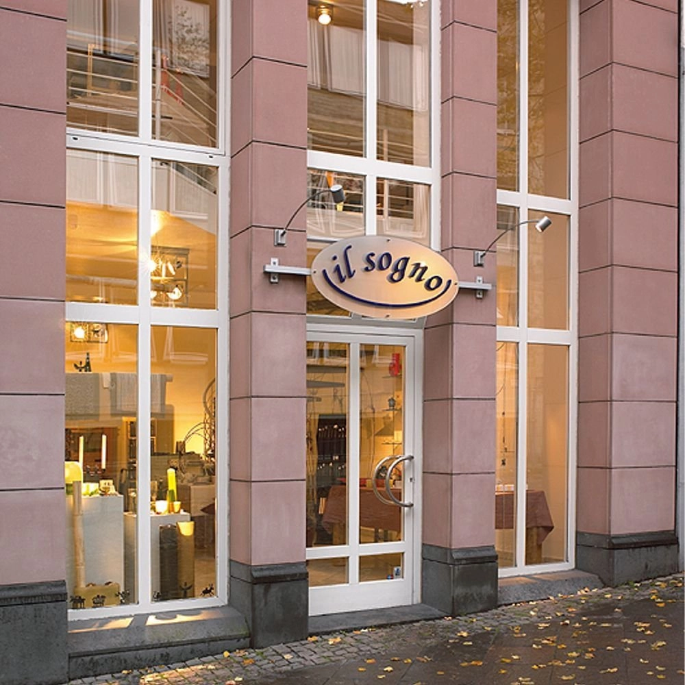 Gevelspot New Myra Display Curved reclame zilvergrijs SLV 4024163140362