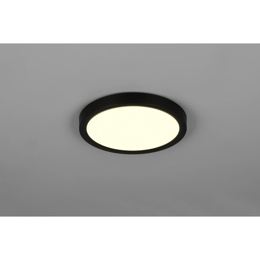 Plafonniere Draco zwart Ø 23cm Trio 4017807654455