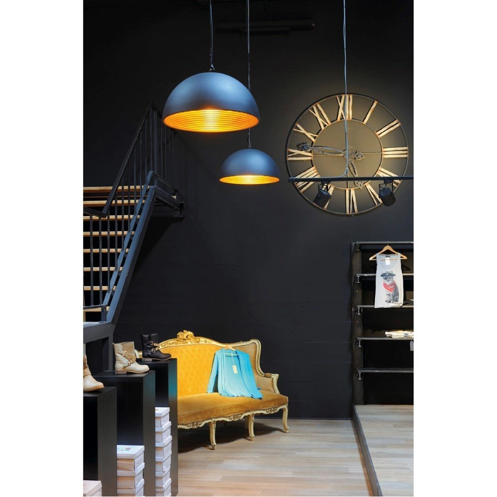 Trendy hanglamp Forchini M PD-1 zwart SLV 4024163136976