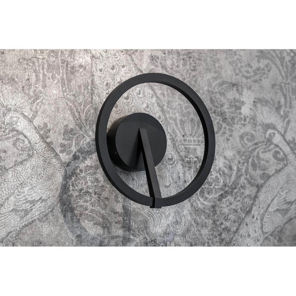 Zwarte wandlamp Oregon strak design Artdelight 8720701100893