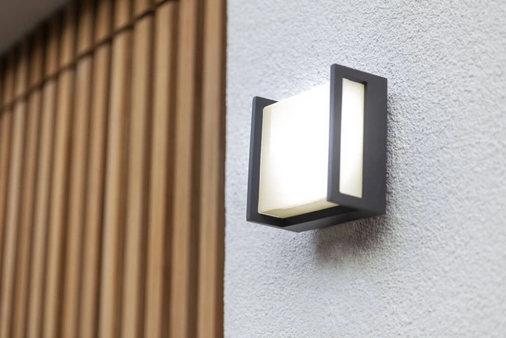 Moderne wandlamp Qubo antraciet Lutec 6939412049786
