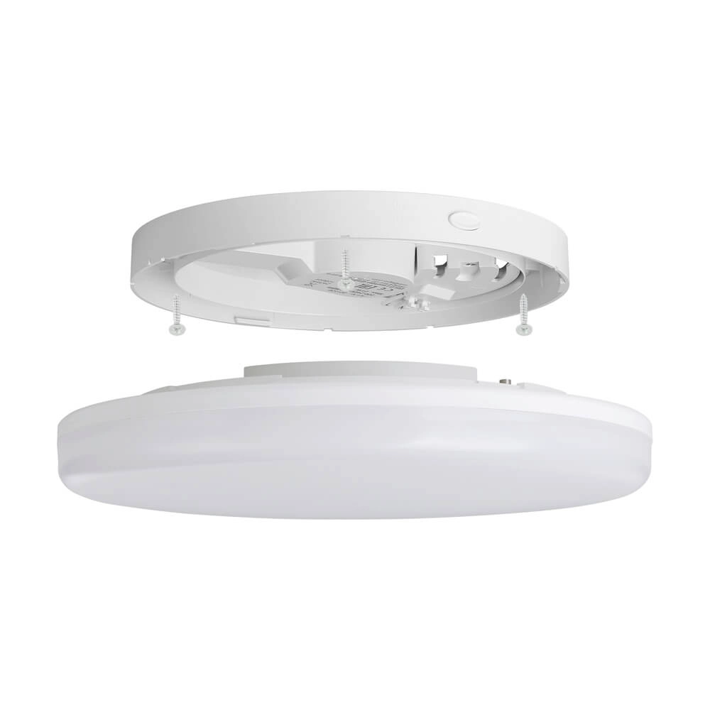 Ronde plafondlamp Castagneto Ø 26cm wit Eglo 9008606313204