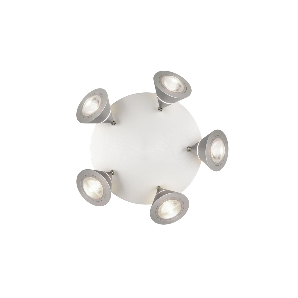 Plafondlamp Romeo nikkel Trio 4017807670431