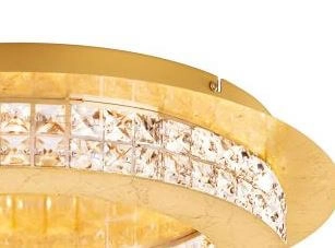 Kristallen plafondlamp Principe 50 50cm goud Stars of Light 9002759394059