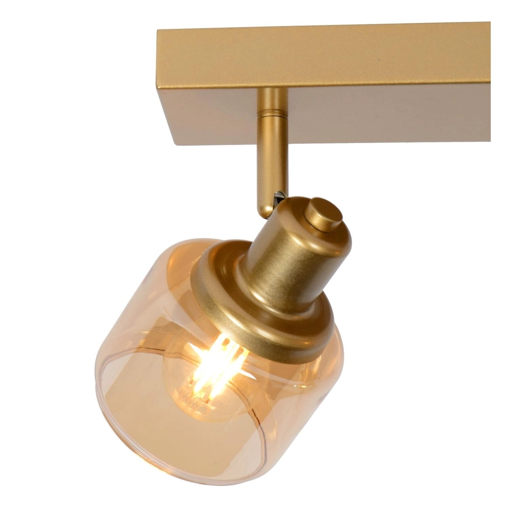 Plafondlamp Bjorn 2-lichts goud Lucide 5411212771223