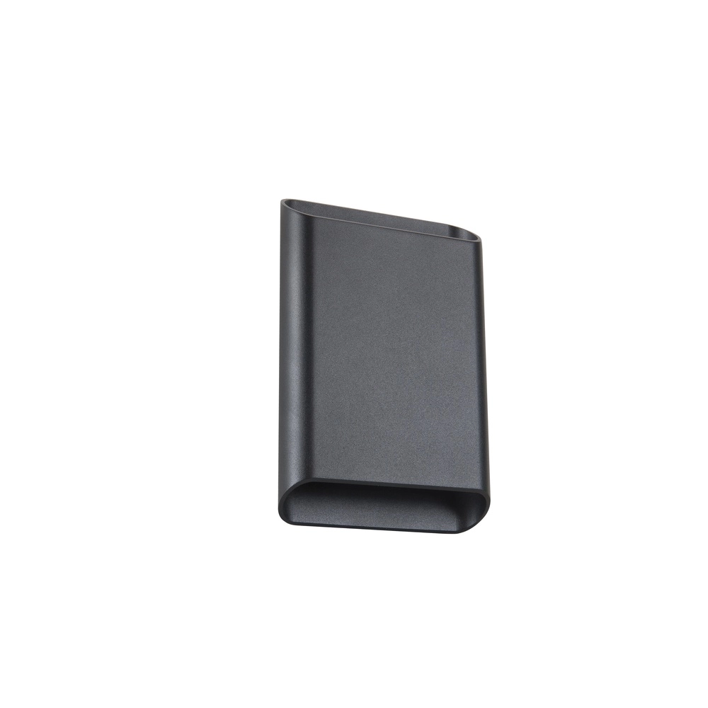 Moderne wandlamp Alex up & down zwart