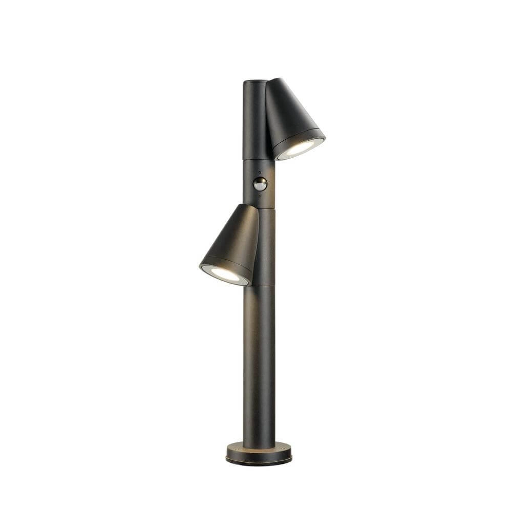Padverlichting T-Tube 70 Pole 70cm zwart dubbel met sensor