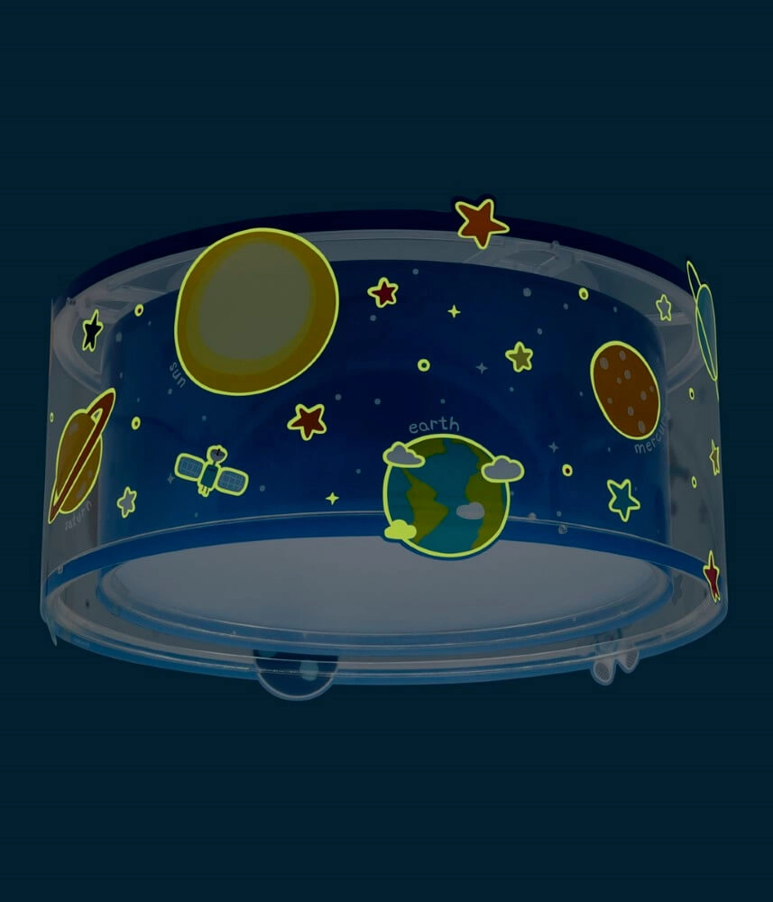 Kinderkamer plafondlamp Planets Ø 33cm Dalber 8420406001593