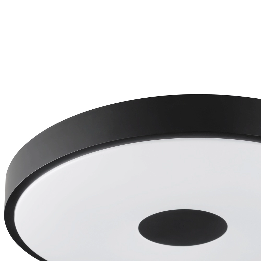 Plafonniere Tavis zwart Ø 44,5cm Brilliant 4004353477591
