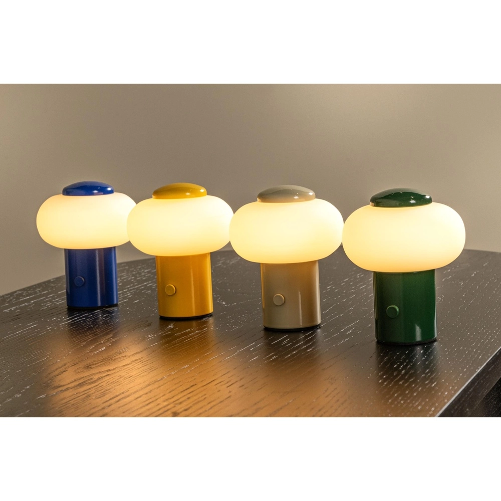 Oplaadbare tafellamp Gustav zand bruin Lucide 5411212442079