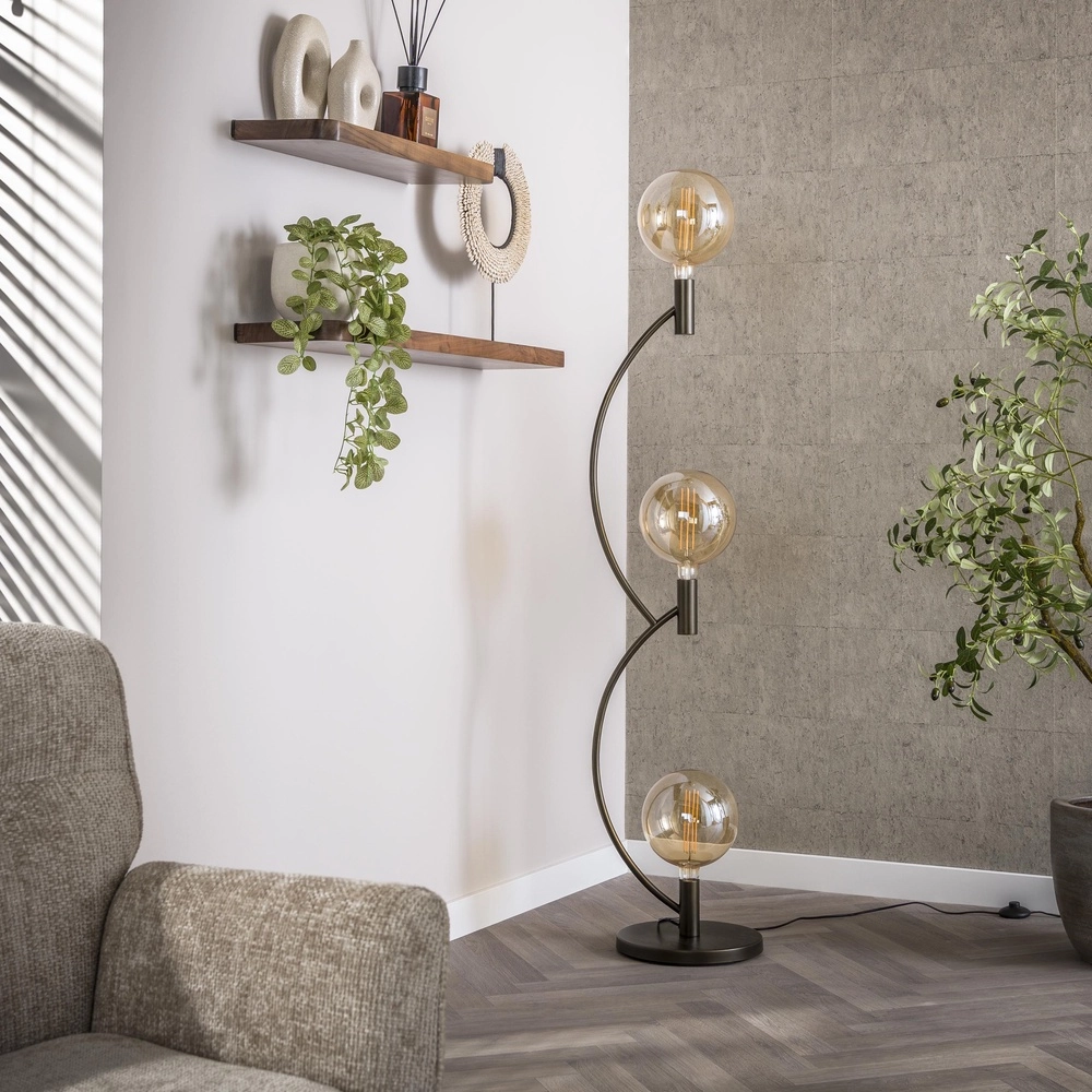3-lichts vloerlamp Arcus Lyora 8716803512993