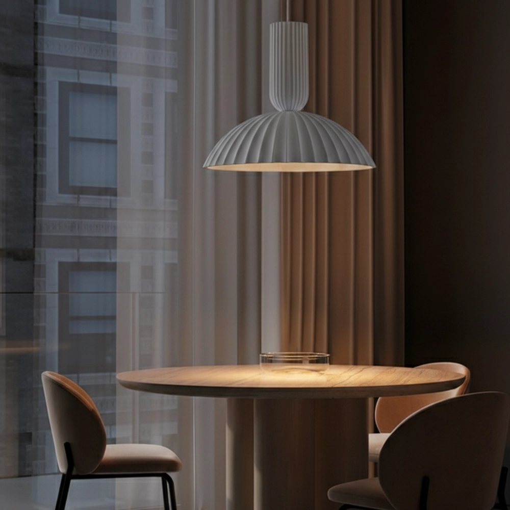 Hanglamp Ammos wit gips