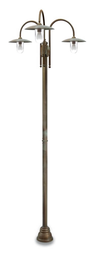 Staande lamp Transimeno XL - verouderd messing 3-lichts Staande lamp Transimeno XL - verouderd messing 3-lichts