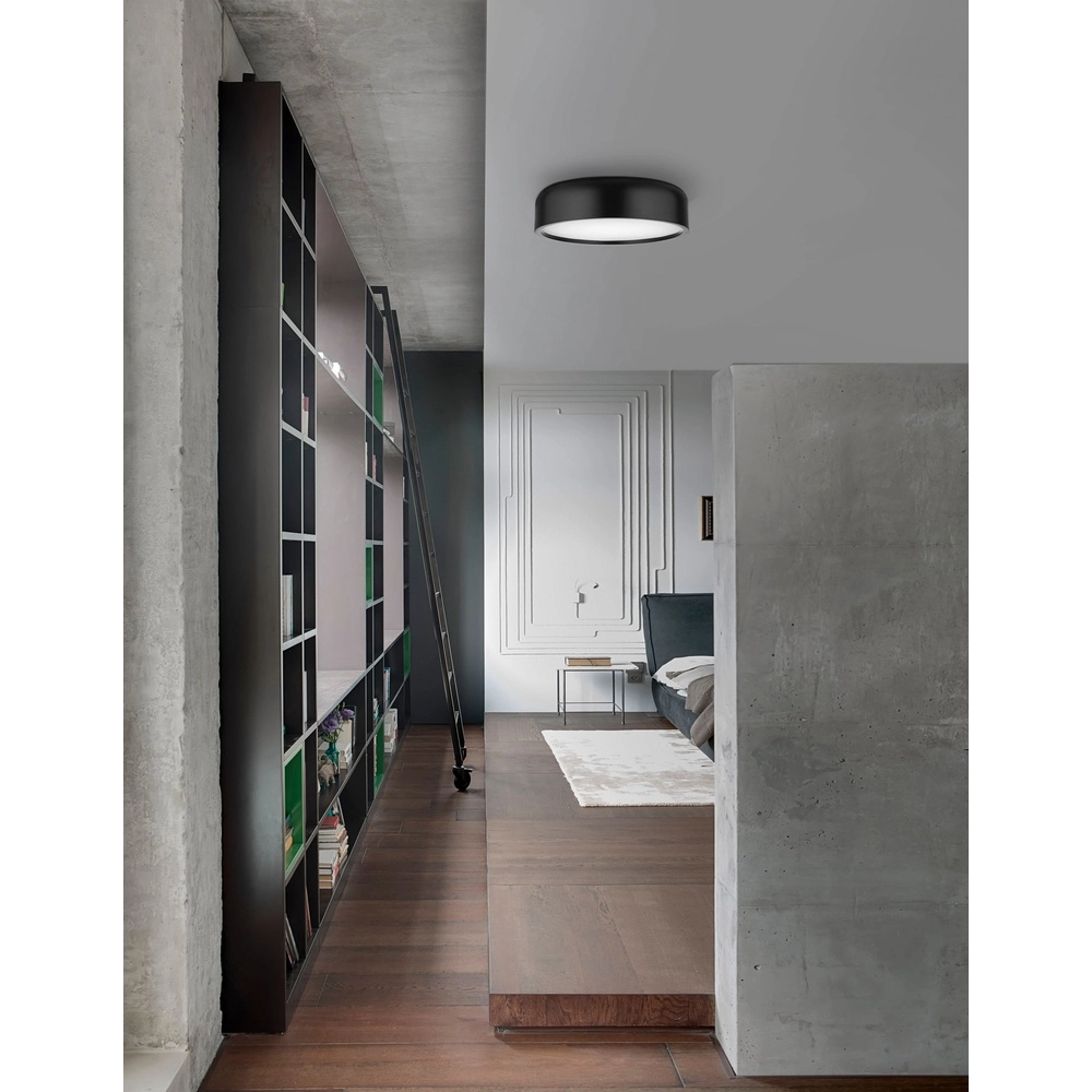 Design plafondlamp Perleto zwart Ø 48cm Design plafondlamp Perleto zwart Ø 48cm