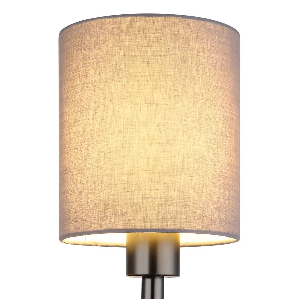 Bedlampje Zamora zwart met kapje Globo 9007371572892